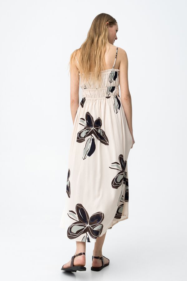 Tiffosi Vestido estampado bege