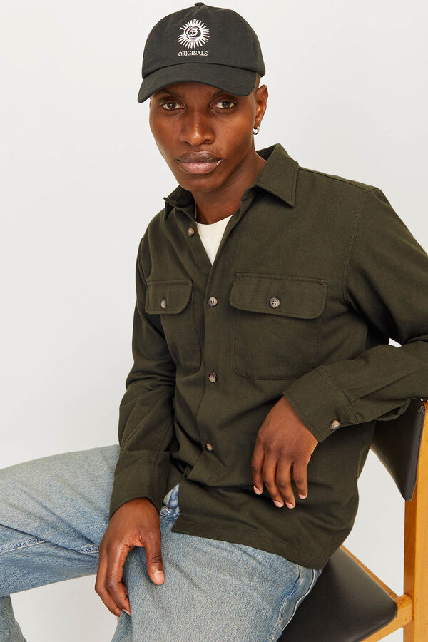 Jack & Jones Sobrecamisa slim fit verde