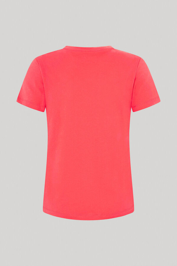 Springfield Camiseta Algodón Estampada rojo