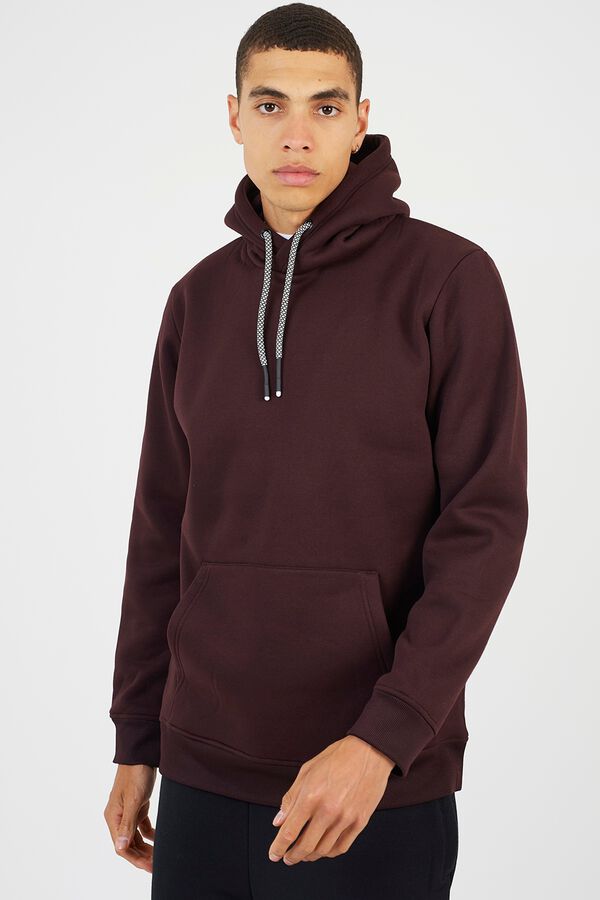 Brave Soul Sweatshirt de felpa com capuz vermelho