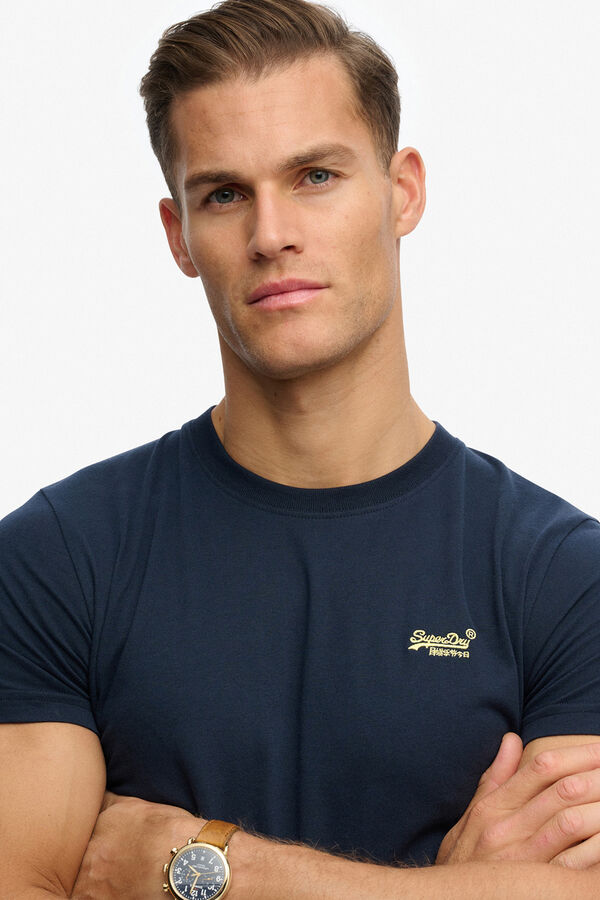 Superdry Basic short sleeve with small logo T-shirt blue