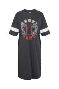 Noisy May Vestido midi estampado