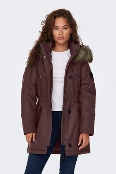 Only Parka con capucha con pelo