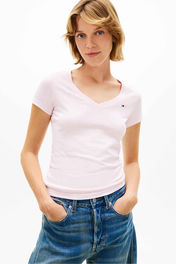 Tommy Jeans Slim fit t-shirt pack beige