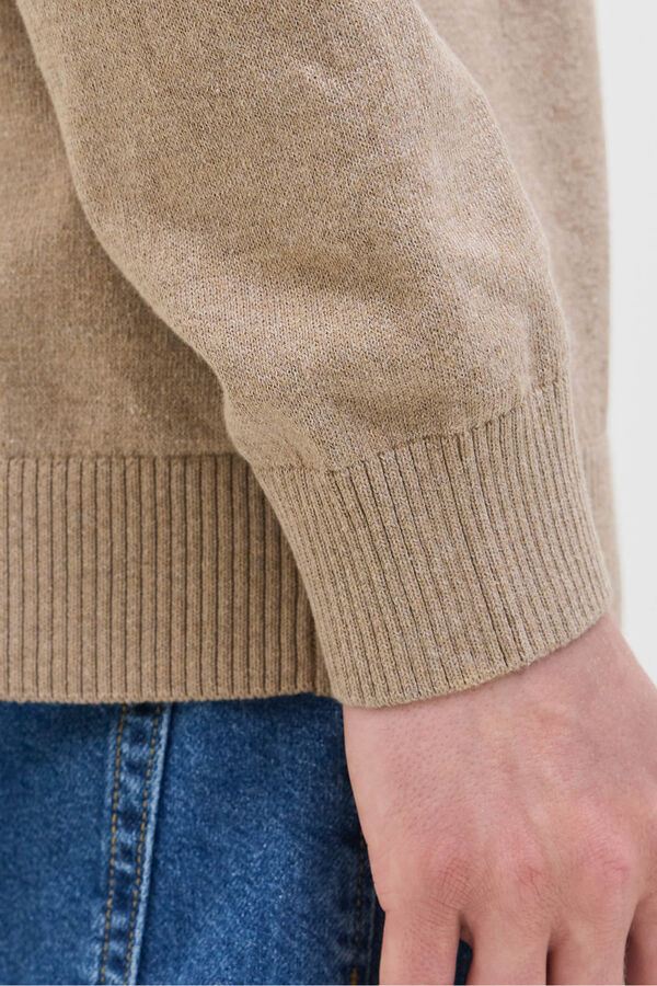 JJ REBEL Polo de malha cinzento