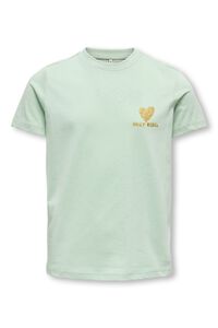 Only Girls T-shirt de manga curta com estampado frontal