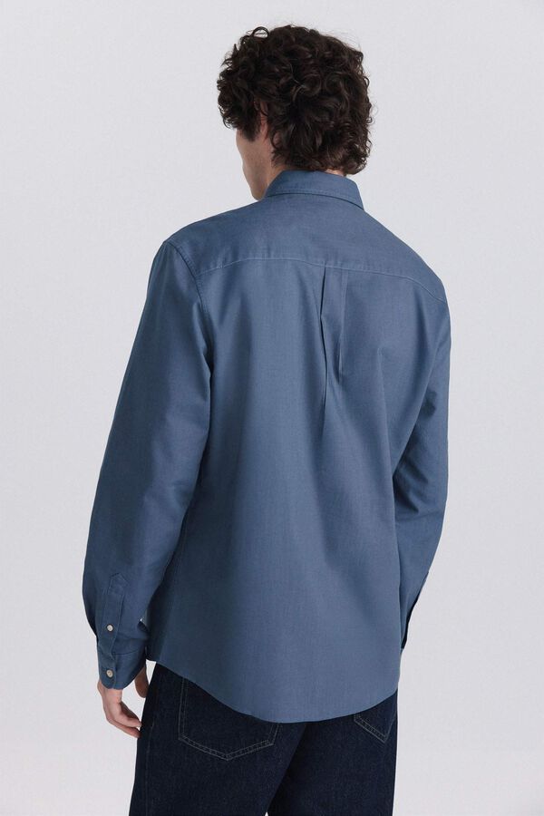 Springfield Chemise oxford l&eacute;g&egrave;re bleu