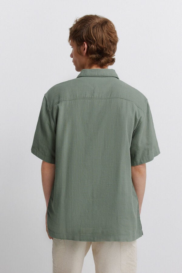 Springfield Rustic short sleeve shirt green