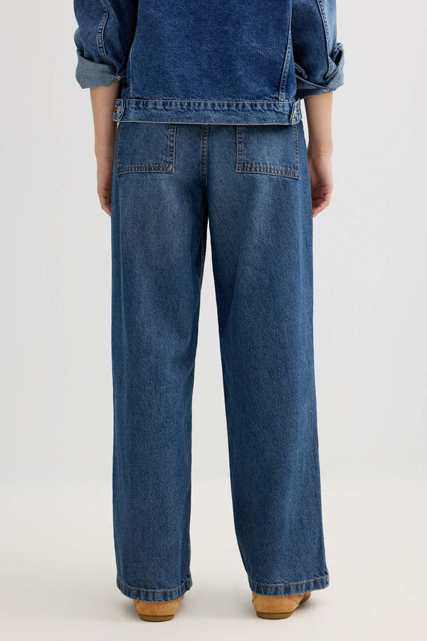 Inside Jeans wide leg azul
