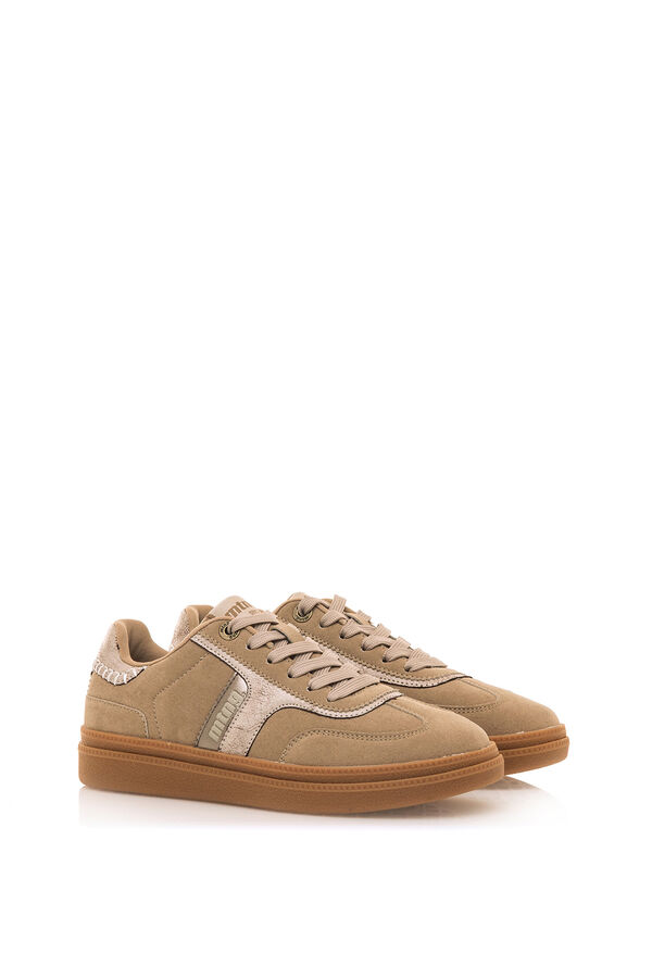 MTNG Zapatillas modelo Cumbia de mujer beige