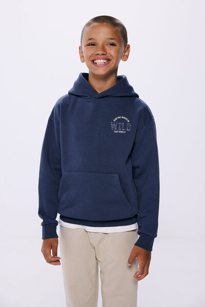 Springfield Sudadera capucha WILD niño azul medio