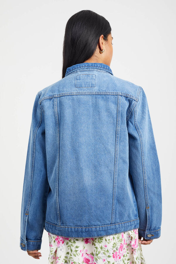 Brave Soul Oversized denim jacket blue