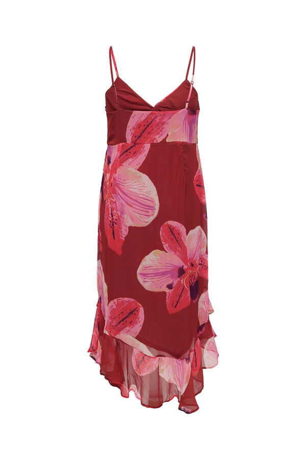 Only Carmakoma Plus size midi dress red