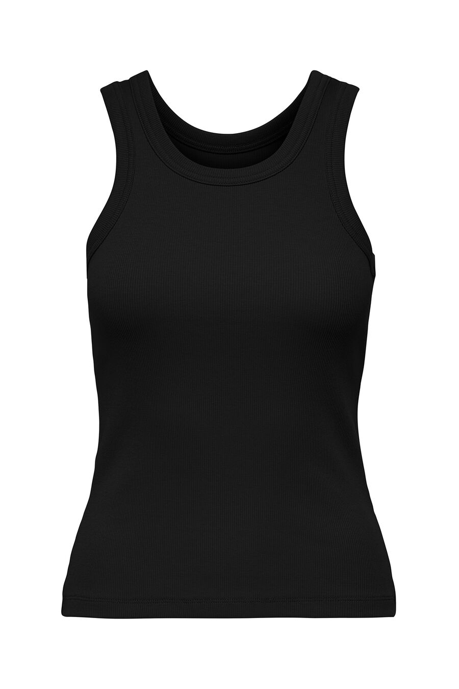 Top canalé sin mangas