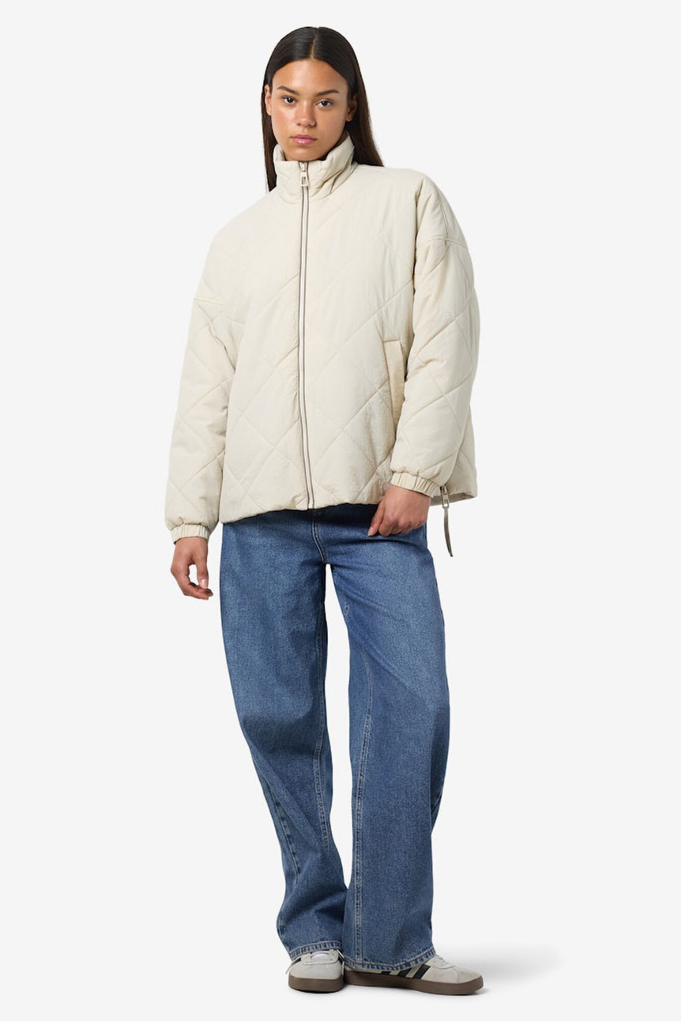 Noisy May Chaqueta quilted cremallera