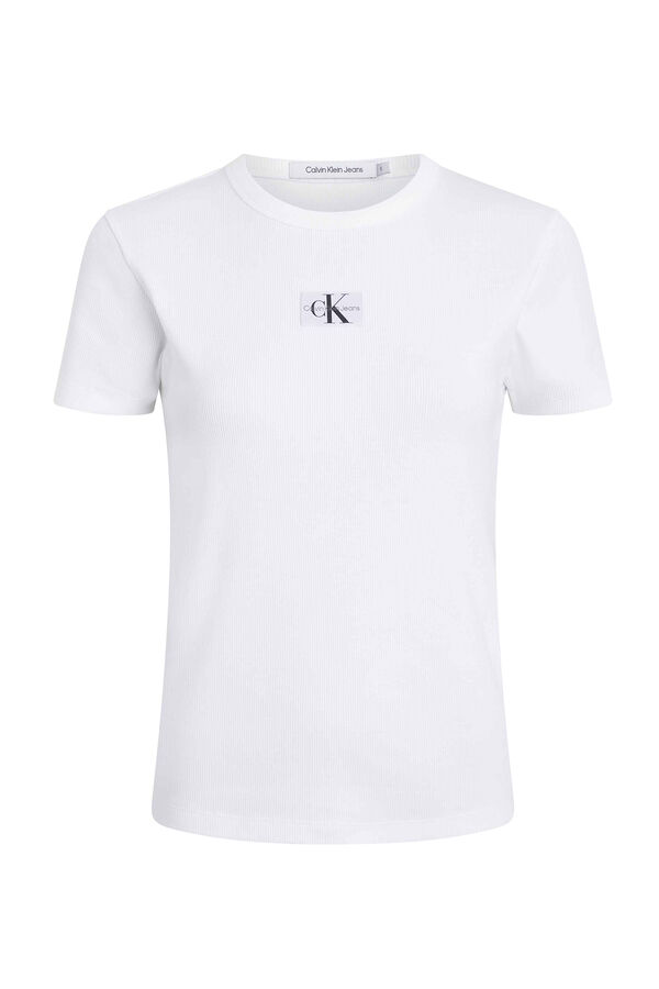 Springfield T-Shirt für Damen blanco