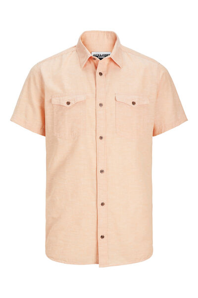 Springfield Short-sleeved shirt with pockets red