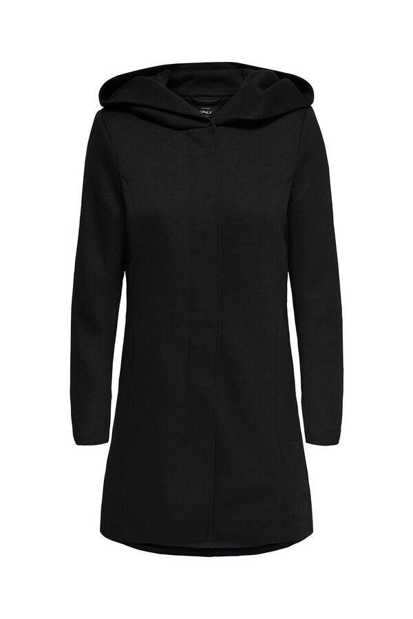 Only Midi cloth coat black