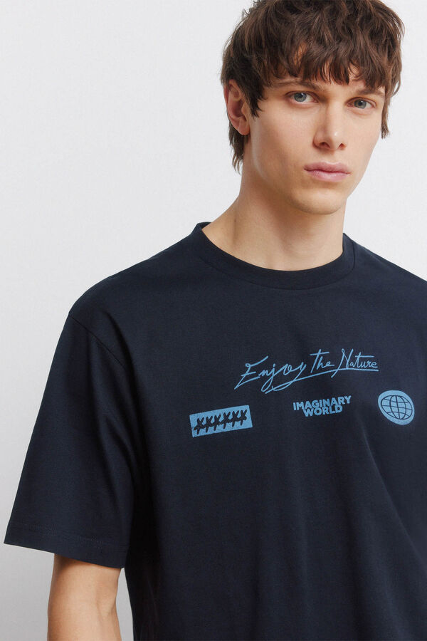 Springfield Branded T-shirt blue