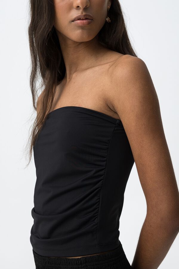 Tiffosi Young Fitted bandeau top noir