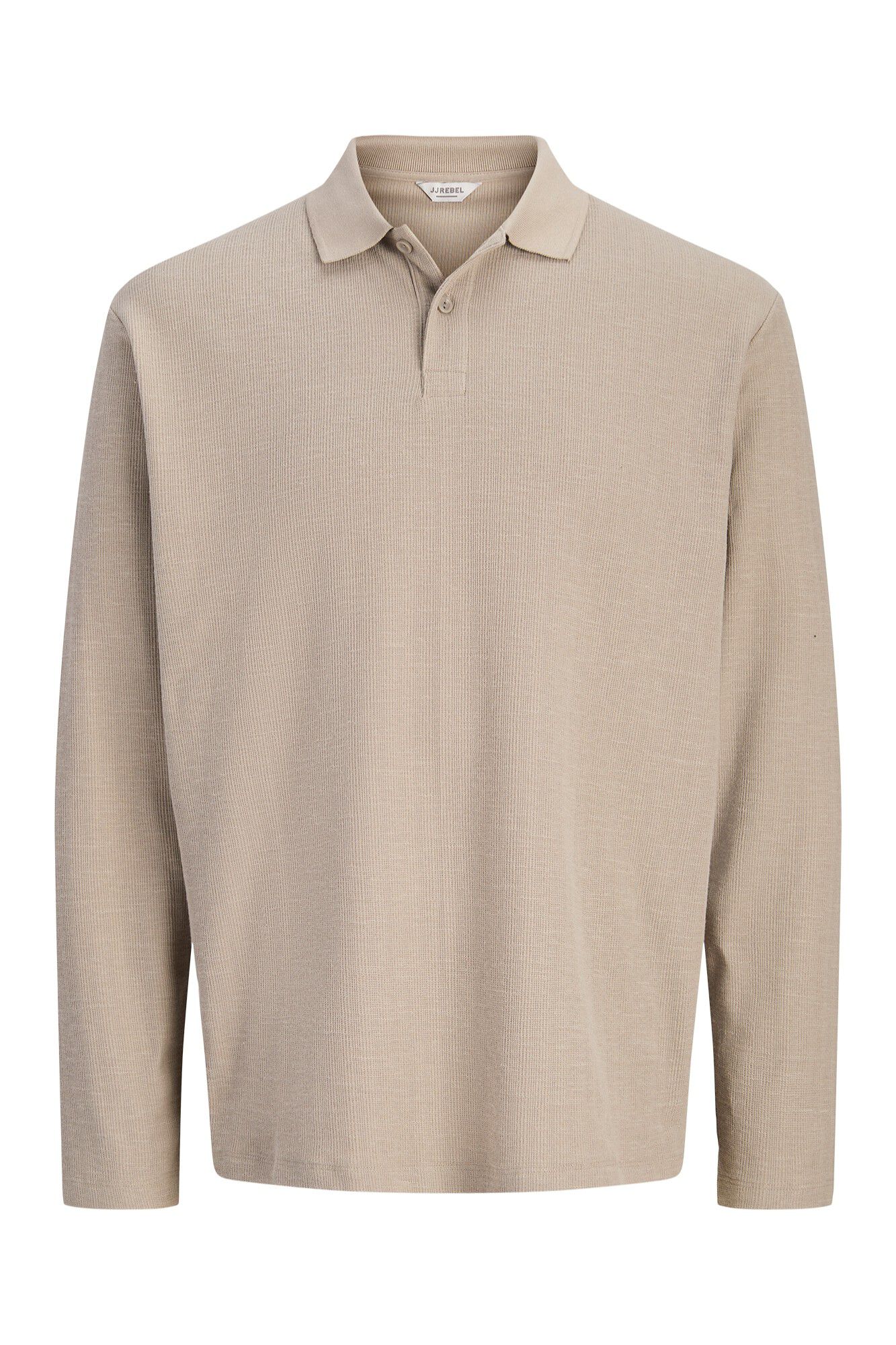 JJ REBEL Lang&auml;rmeliges Baumwoll-Poloshirt