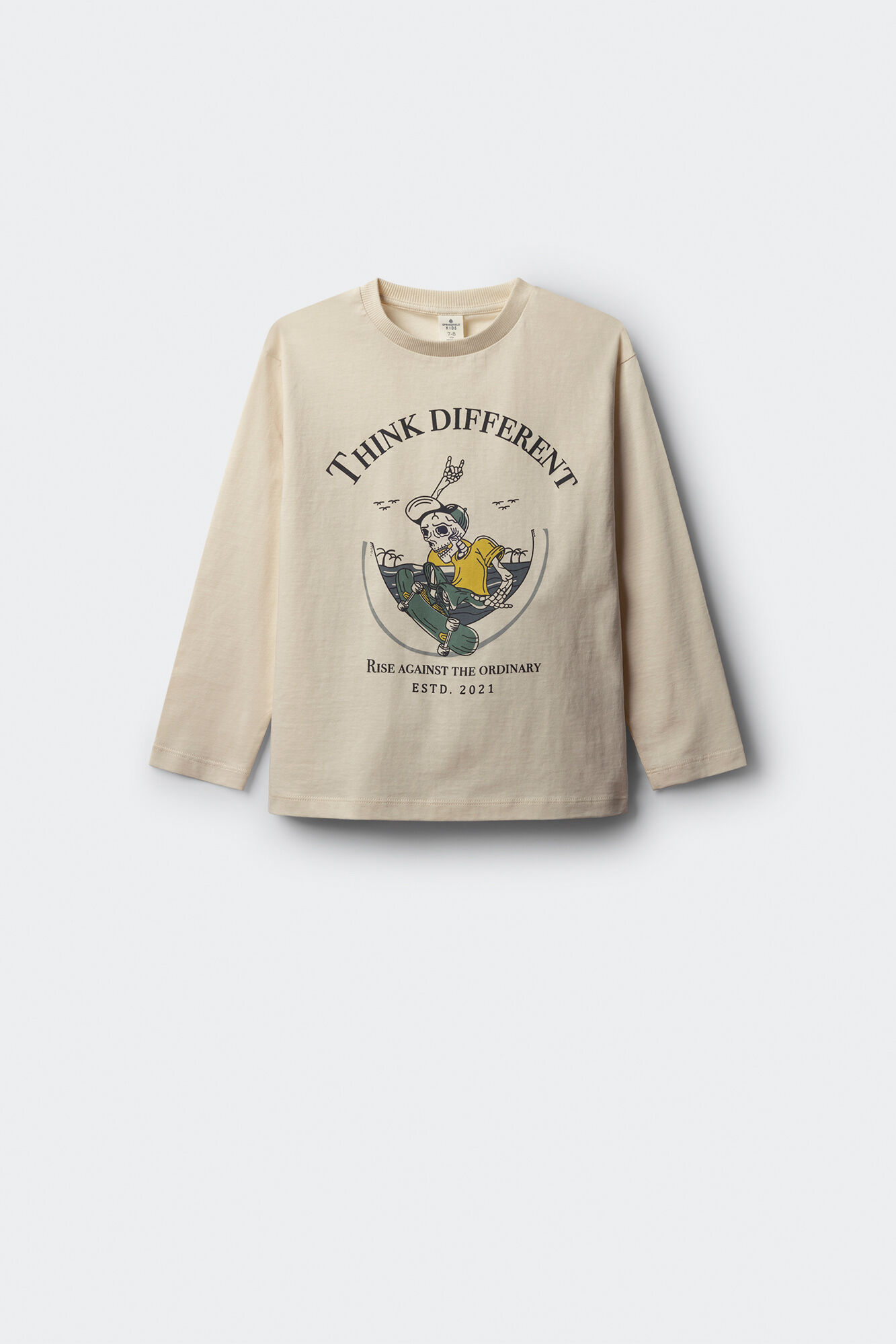 Springfield Kids long sleeve skater skull print t-shirt for boys