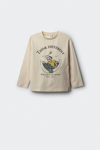 Springfield Kids Camiseta de manga comprida com estampado de caveira skatista para meninos