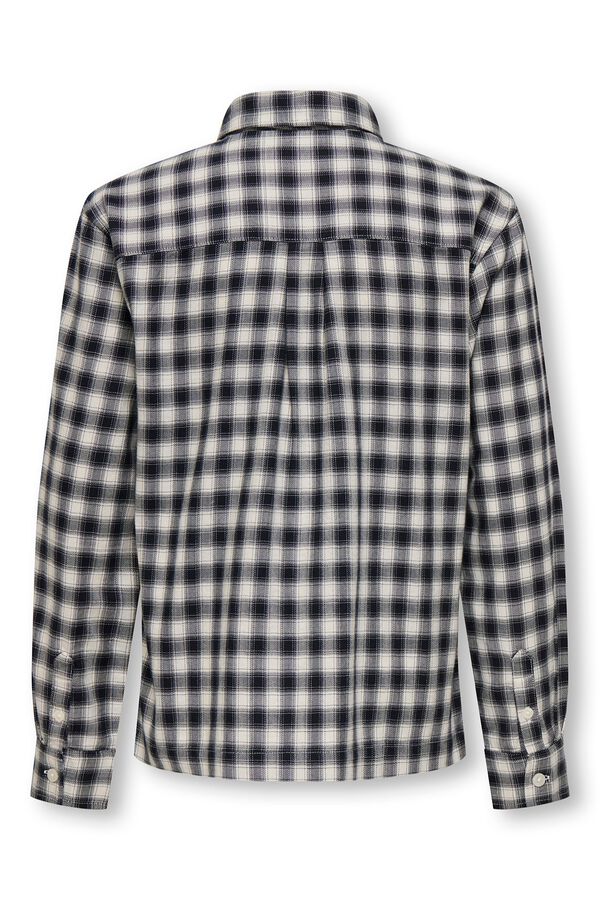 Only & Sons Junior Cotton long sleeve shirt blue