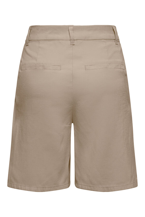 Only Bermuda shorts with pleats grey