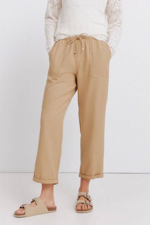Springfield Jogger trousers nude