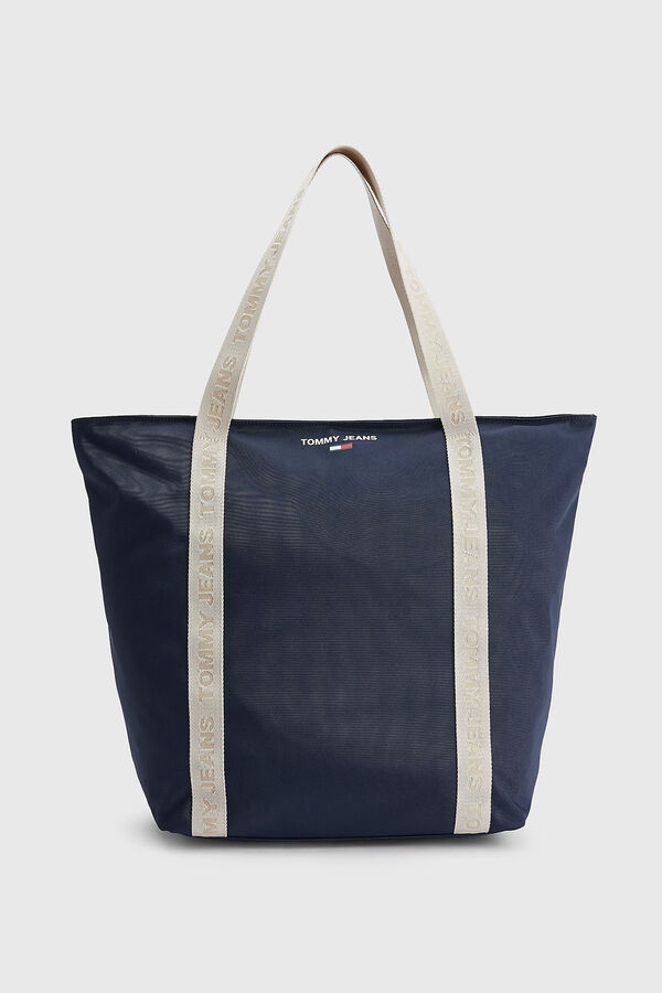 Springfield Nylon tote bag with logo navy