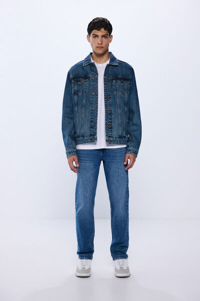 Springfield Jeans regular fit azul medio