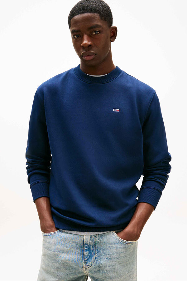 Tommy Jeans Sudadera de corte regular azul