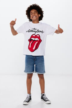Springfield T-shirt Rolling Stones menino cru