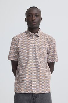 Blend Camisa de manga corta azul