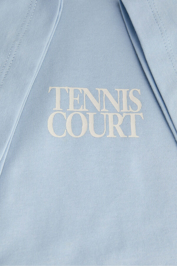 Jack & Jones Camiseta relaxed de cuello redondo azul