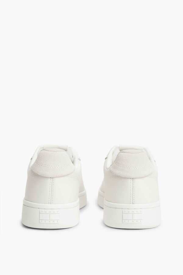 Tommy Jeans Flag trainers white