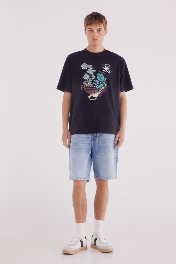 Springfield Frog T-shirt blue