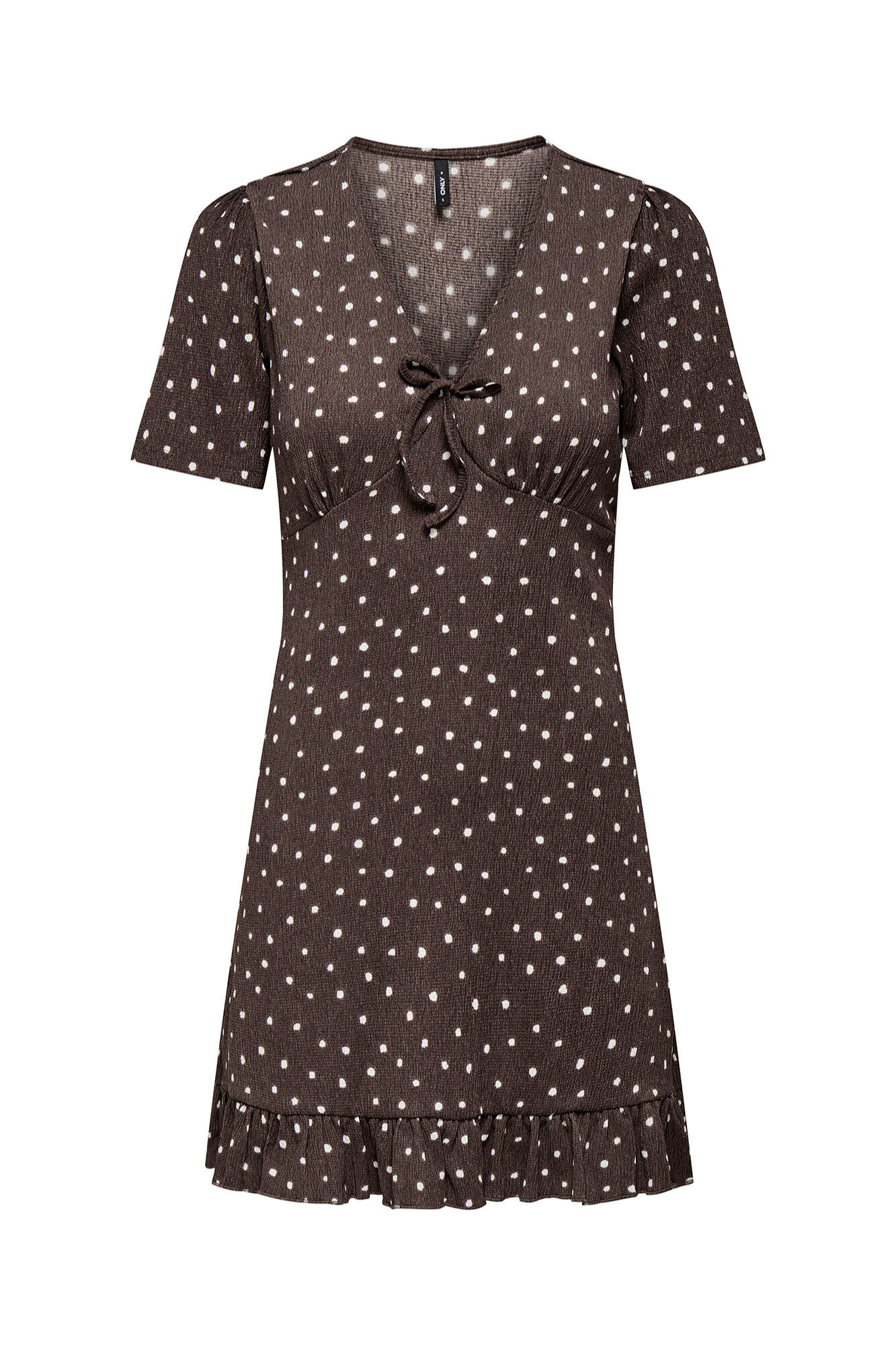 Only Vestido curto de bolinhas
