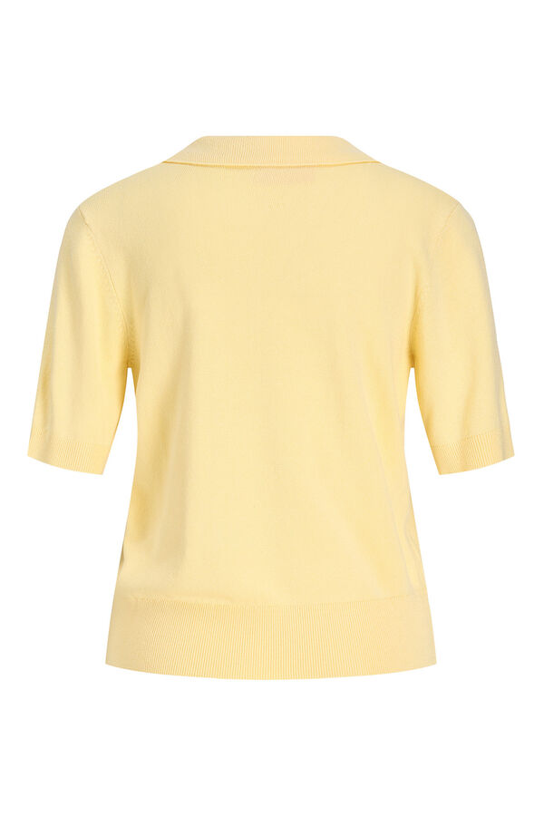 Jack & Jones Polo punto manga corta regular amarillo