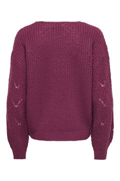 JDY Pullover mit V-Ausschnitt und Lurex