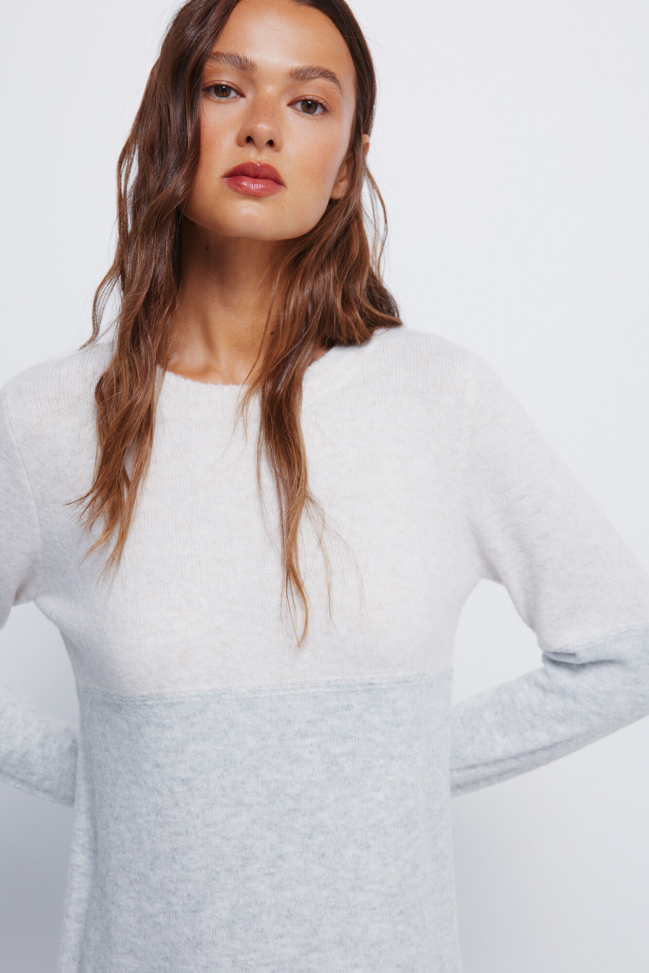 Springfield Short color block jersey-knit dress 