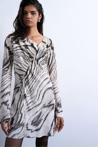 Topshop Vestido mini asim&eacute;trico