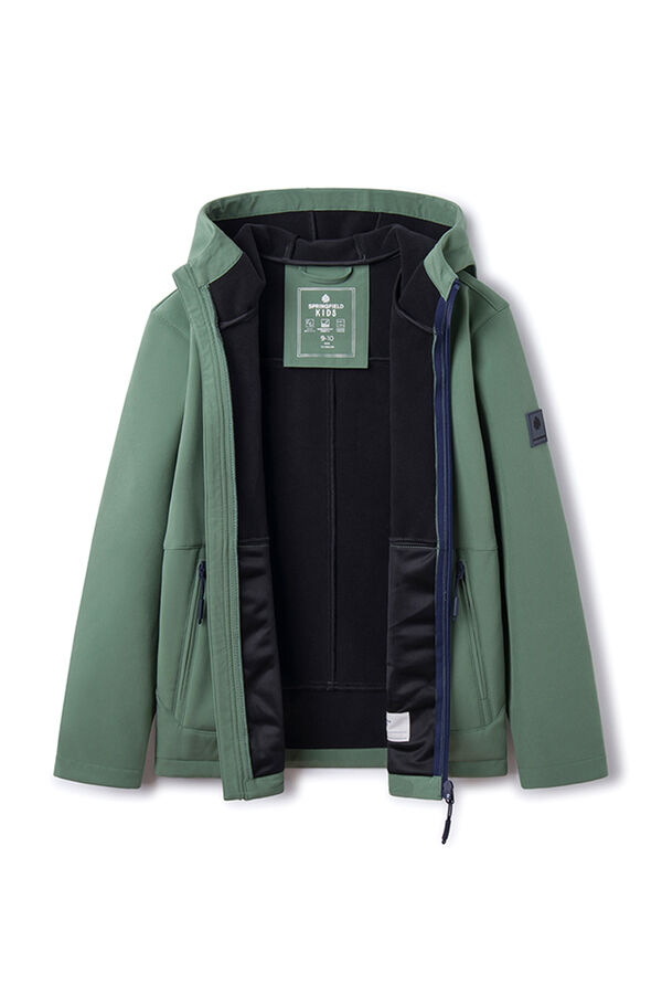 Springfield Boys' softshell jacket green