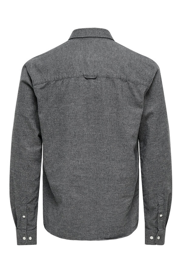 Only & Sons Camisa de manga comprida preto