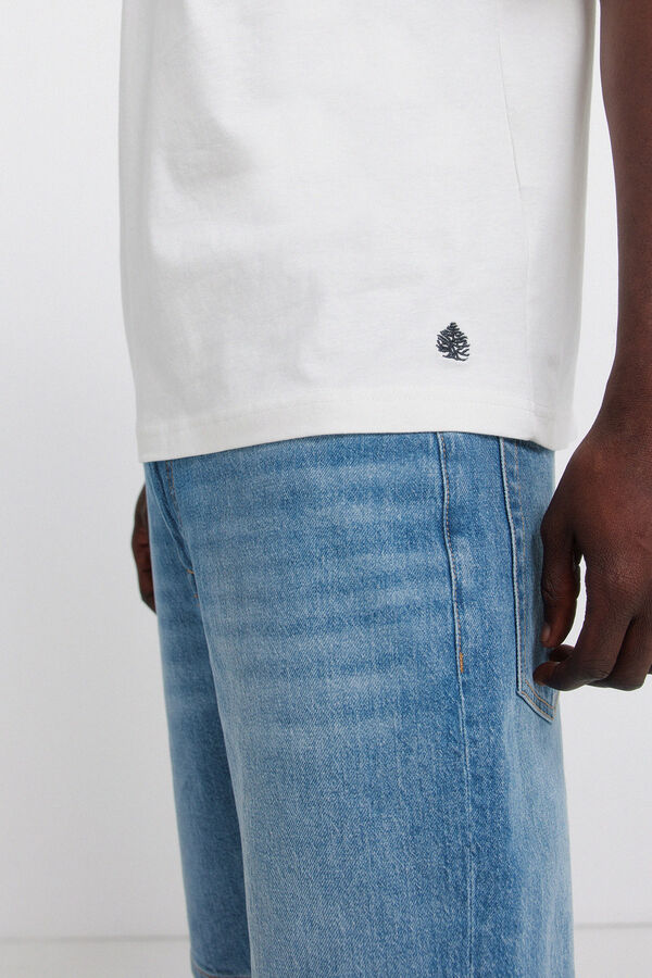 Springfield Denim regular fit Bermuda shorts blue