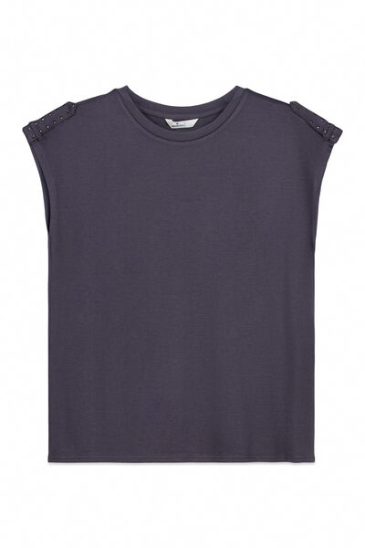 Springfield Basic studded T-shirt