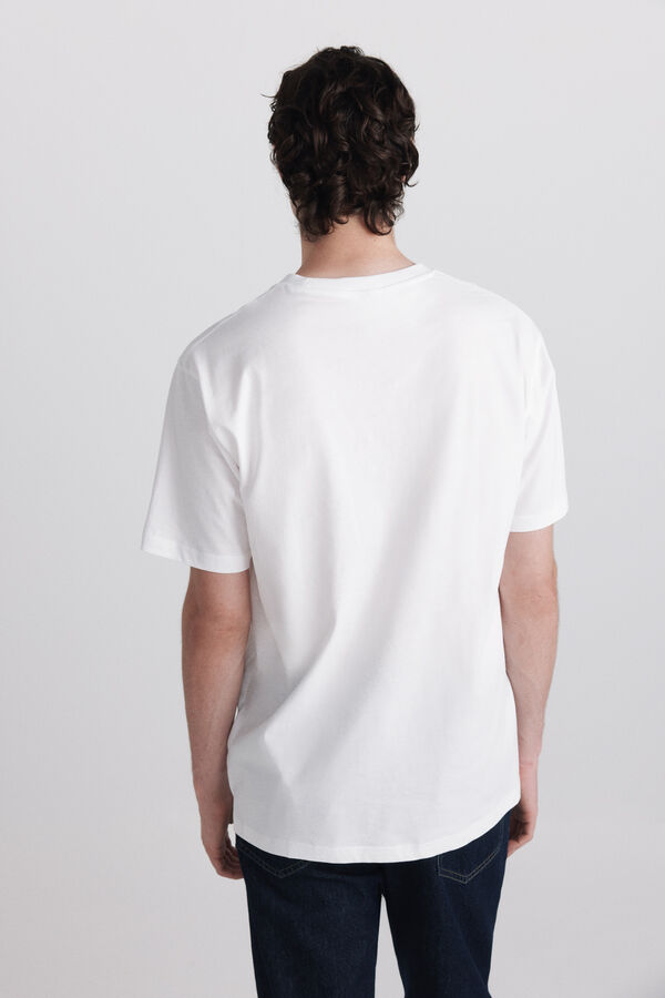 Springfield Night date T-shirt white