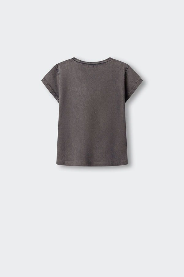 Springfield Kids Camiseta manga corta alas ni&ntilde;a gris