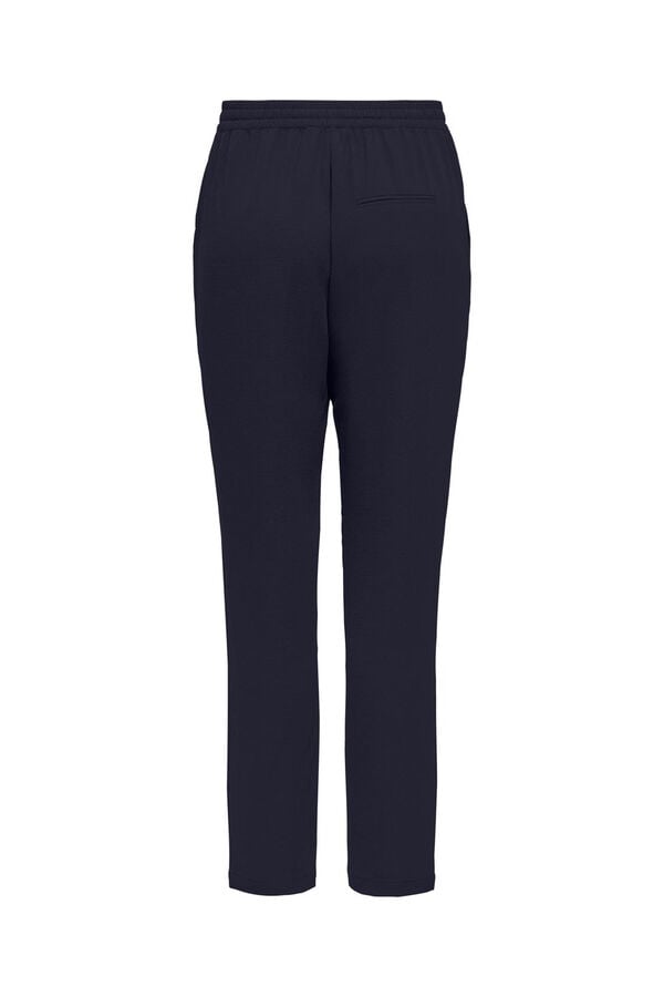 Only Pantal&oacute;n recto fluido azul